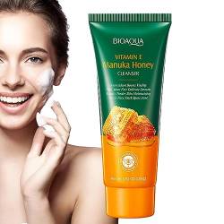 Vitamin E-Gesichtsreiniger - Sanft reinigender Gesichtsreiniger mit Honigessenz,Feuchtigkeitsspendender Gesichtsreiniger für eine gründliche Reinigung und milde Hautpflege, die die Haut glättet Aibyks von Aibyks