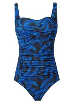 Aidotop Damen Einteilige Badeanzug Monokini Verstellbarer Schultergurt Badeanzüge Falten Bademode Schwimmanzug(L, 17Plantain) von Aidotop