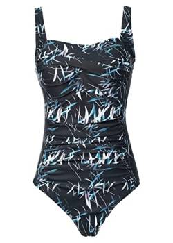 Aidotop Damen Einteilige Badeanzug Monokini Verstellbarer Schultergurt Badeanzüge Falten Bademode Schwimmanzug(L,16Zhu) von Aidotop