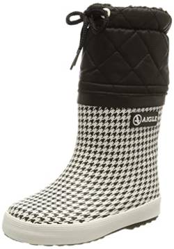 Aigle GIBOULEE Print, Botte de pluie Mixte, Pied de Poule, 35 EU von Aigle