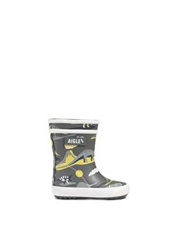 Aigle Unisex Baby FLAC PLAY2 Gummistiefel, Dino, 21 EU von Aigle