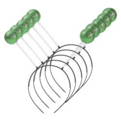 Ailan Breiter Anwendungsbereich: Alien Stirnband, leicht und tragbar, angenehm zu tragen, Party Unisex Kunststoff Alien Antennen Stirnband, Grün von Ailan