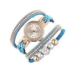 Ainiyo Uhr Damen Armbanduhr Damenuhren Quarzuhr Watch für Frauen Damen Damenuhr Mädchenuhr wasserdichte leuchtende multifunktionale Kalenderfashion Uhr Neue Damenuhr von Ainiyo
