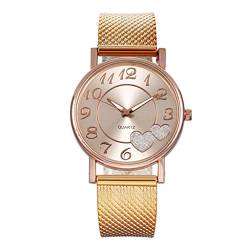 Armbanduhr Damen Muttertag Uhre Damen Armbanduhren Damen Uhr Dame Uhr Damen Armbanduhr Damen Uhren Analog Quarz Armband Moderne Designer Glitzer Schmuck Geschenk für Sie Mädchen Frauen von Ainiyo