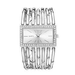 Armbanduhr Damen Uhren Schmuck Quarzuhr Analog Edelstahlarmband Geburtstagsgeschenk Mode Frauen Mädchen Mutter Freundin Beste Freundin Damen Casual Armbanduhr von Ainiyo