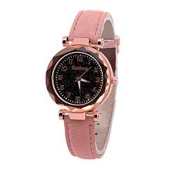 Uhr Damen Analog Quarz Armbanduhr Damenuhr Watch Geschenk für Teenager Mädchen Marken Luxus Uhren Quarzuhr Frauen Faux Quarz Klassisch Runde Damen Kristalle Uhr von Ainiyo