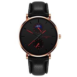 Uhren Herren Armbanduhr Quarz Uhr Herrenuhr Quarzuhr Sportuhr Outdooruhr Watch für Männer 2022 Herren Mode Militär Uhren Luxury Herrenuhr Modeuhr Damen Luxus Datum Armbanduhr Sportuhren Leder von Ainiyo