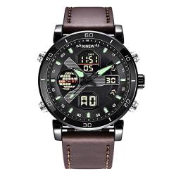 Uhren Herren Armbanduhr Quarz Uhr Herrenuhr Quarzuhr Sportuhr Outdooruhr Watch für Männer 2022 Herren Mode Militär Uhren Luxury Männer Casual Mode Sportuhr Wasserdicht Quarz Digital LED Uhren von Ainiyo