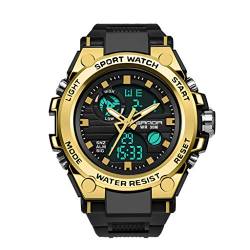 Uhren Herren Armbanduhr Quarz Uhr Herrenuhr Sportuhr Outdooruhr Watch für Männer Luxury Herren Datum Edelstahl Militär Sport Analog Quarz Armee Armbanduhren Quarzuhr 2023 Herren Mode Militär Uhren von Ainiyo