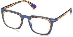 AirDP Style Men's Yuri Sunglasses, C2 Soft Touch Dark Blue, 49 von AirDP Style