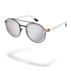 AirDP Style Unisex Tahiti Sunglasses, C6 Shiny Black, 49 von AirDP Style