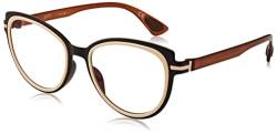 AirDP Style Women's Mara Sunglasses, C1 Shiny Black, 52 von AirDP Style