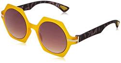 AirDP Style Women's Maria Chiara Sunglasses, C4 Soft Touch Half Crystal Yellow, 47 von AirDP Style