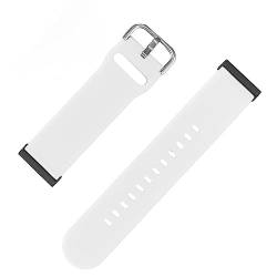 Smartwatch-Band, Leichter, Verstellbarer Uhrenarmband-Ersatz mit Federstab für den Alltag bei der Arbeit (Weiss) von Airshi