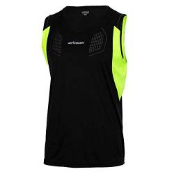 Airtracks Ärmellos Tank-Top Pro Line - schwarz-neon - XL von Airtracks