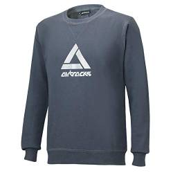 Airtracks Crew Team Sweater/Sportliches Sweatshirt/Pullover/Pulli/Rundhalsausschnitt/Dunkelgrau - XXL von Airtracks