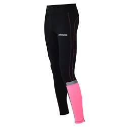 Airtracks Damen FUNKTIONS Laufhose/Running Tight/Reflektoren - LANG - S - pink von Airtracks