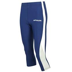 Airtracks FUNKTIONS Laufhose 3/4 LANG/Running Hose/Tight/Kompression - blau - S von Airtracks