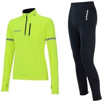 Airtracks Fahrradhose Herren Thermo Radtrikot Set (Fahrradtrikot Set, 2-tlg) Fahrradhose lang + Fahrradtrikot Langarm für Herbst-Winter, » S M L XL XXL XXXL « von Airtracks