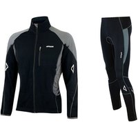 Airtracks Fahrradhose Herren Thermo Radtrikot Set Pro T (Fahrradtrikot Set, 2-tlg) Fahrradhose lang + Fahrradtrikot Langarm für Herbst-Winter, » S M L XL XXL XXXL « von Airtracks