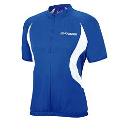 Airtracks Herren Fahrradtrikot Kurzarm Team Radtrikot Jersey Bike Radler Shirt Atmungsaktiv Schnelltrocknend Reflektierend Größen XS S M XL XXL XXXL XXXXL - blau - L von Airtracks