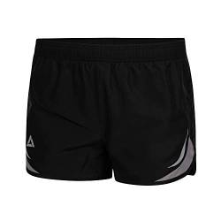 Airtracks Herren Funktions Laufhose Kurz Comfort Line Laufshorts Kurze Hose Sporthose für Männer Jogginghose Atmungsaktiv Schnelltrocknend S M L XL XXL XXXL XXXXL 3XL 4XL - schwarz-grau - XL von Airtracks