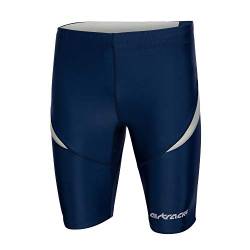 Airtracks Herren Funktions Laufhose Kurz Pro Lauftight Running Tight Laufshort Sporthose für Männer Jogging Hose Atmungsaktiv Schnelltrocknend S M L XL XXL XXXL XXXXL 3XL 4XL - Navy-blau - M von Airtracks