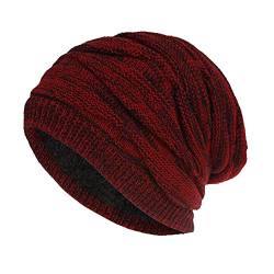 Aisprts wintermütze Herren Damen mit Fleecefutter,Weich Slouch Beanie Strickmütze Warme Winter Mütze für Männer Frauen von Aisprts