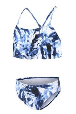 Aisyee Badeanzug Mädchen Hawaiian Floral Kinder Mädchen Bademode Bikini Mädchen 134 140/9-10 Jahre von Aisyee