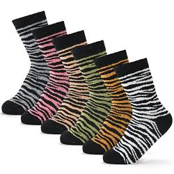 Aisyee Dicke Socken Damen Warme Socken Wintersocken Damen Thermosocken Multipack 6 Paar 35-38 39 40 Einheitsgröße von Aisyee