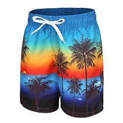 Badeshorts Jungen Badehose Schnell Trocknende Boardshorts Hawaii Sommer Kinder Strand Shorts 104 110/4-5 Jahre von Aisyee