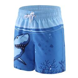 Jungen Badehose Kinder Badeshorts Schnell Trocknende Boardshorts Hawaii Strand Shorts 122 128/7-8 Jahre von Aisyee