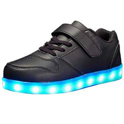 Aizeroth USB Aufladen Unisex Kinder LED Schuhe 7 Farbe LED Leuchtend Outdoor Sportschuhe High top Atmungsaktives Ultraleicht Laufschuhe Gymnastik Turnschuhe Für Jungen Mädchen Geburtstags Geschenk von Aizeroth