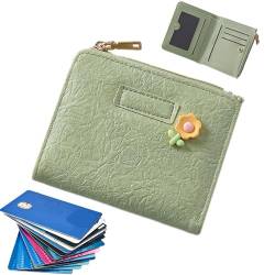 Aizuoni Kleines Damen Portemonnaie | Multi-Card-Brieftaschen-Indexer-Geldbörse - Indexer-Geldbörse mit Ausweisfenster, Kartenetui, stilvolle und langlebige Kartenetuis für Damen von Aizuoni