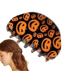 Halloween Krallenclip,Lustige Pferdeschwanzklammer - Rutschfeste Haarnadel, Pferdeschwanz-Klauenklammer für Frauen und Mädchen, Haarspange, Haar-Styling-Haar-Accessoires Aizuoni von Aizuoni