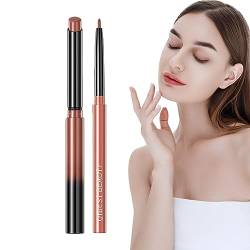 Mattes Lippenstift- und Lipliner-Set - Wasserfester Lippenstift, antihaftbeschichtet, samtiger Nude | Mattes Lippenstift-Geschenkset, wasserdichter Lippenstift für Mädchen, Frauen, Frauen Aizuoni von Aizuoni