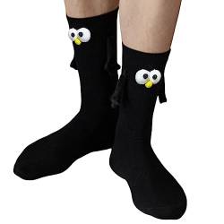 Süße Mädchensocken Paarsocken halten sich an den Händen,Süße für Mädchen und Frauen, 3D-mit magnetischem Saugnapf, Halloween-Kostüme für Paare, Partygeschenke für Mädchen und Frauen von Aizuoni