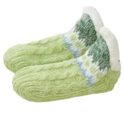 Warme Fuzzy-Socken,Weiche und warme Lammwollsocken mit Anti-Rutsch-Gripper - Wintersocken für Lounge, Arbeitszimmer, Wohnzimmer, Schlafzimmer, Spielzimmer, Esszimmer Aizuoni von Aizuoni