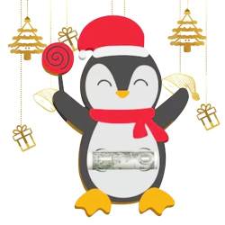 Weihnachts-Geldgeschenk-Ornament,Lustige Weihnachts-Geldkarten aus Holz | Langlebiger, handgefertigter Geldhalter für Segenswünsche, die auf der Rückseite als originelle Geschenke beschriftet Aizuoni von Aizuoni