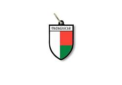 Schlüsselanhänger mit Ring, Flagge, National-Souvenir, Schild Madagaskar von Akachafactory