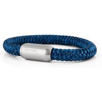 Akitsune Armband Portus Segeltau-Armband Silber-Navyblau 19cm von Akitsune