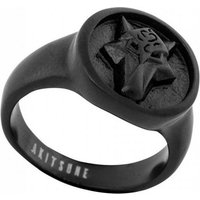 Akitsune Siegelring Ferus Ring Mattschwarz EU 52 - UK L - US 6 von Akitsune