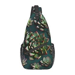 Multifunktionale Nylon-Brusttasche für viele Sukkulenten, leicht und tragbar, geeignet für Männer und Frauen, perfekte Größe, langlebig und wasserdicht, Schwarz, Einheitsgröße von AkosOL