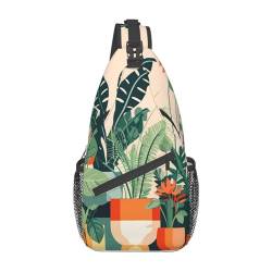 Multifunktionale Nylon-Brusttasche mit Cartoon-Motiv, klein, grün, leicht und tragbar, geeignet für Männer und Frauen, perfekte Größe, langlebig und wasserdicht, Schwarz, Einheitsgröße von AkosOL