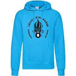 AkyTex Fremdenlegion Hoodie Frankreich Legion Etrangere Azurblau XL von AkyTex