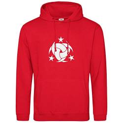 AkyTex Teskilat-i Mahsusa Hoodie Kapuzenpullover Osmanli Türkiye Türkei (Rot, XXL) von AkyTex