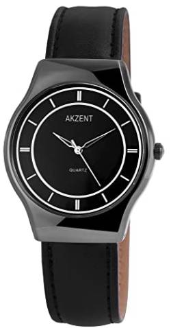 Akzent Armbanduhr Analog Quarz Schwarz SS7271000062 von Akzent