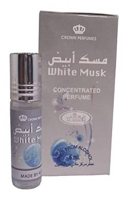 Al-Rehab White Musk Attar 6ml alkoholfrei langanhaltendes Parfüm von Al Rehab