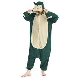 Alaiyaky Tierkostüm Schlafanzug Unisex, Onesie Jumpsuit Erwachsene Pyjama, Plüsch Nachtwäsche für Damen Herren (DWSY-1, M) von Alaiyaky