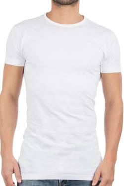 Alan Red Derby Regular Fit T-Shirt Rundhals Doppelpack weiss, Einfarbig von Alan Red